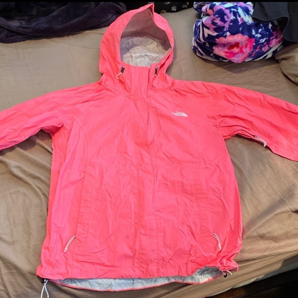 North Face Pink windbreaker S